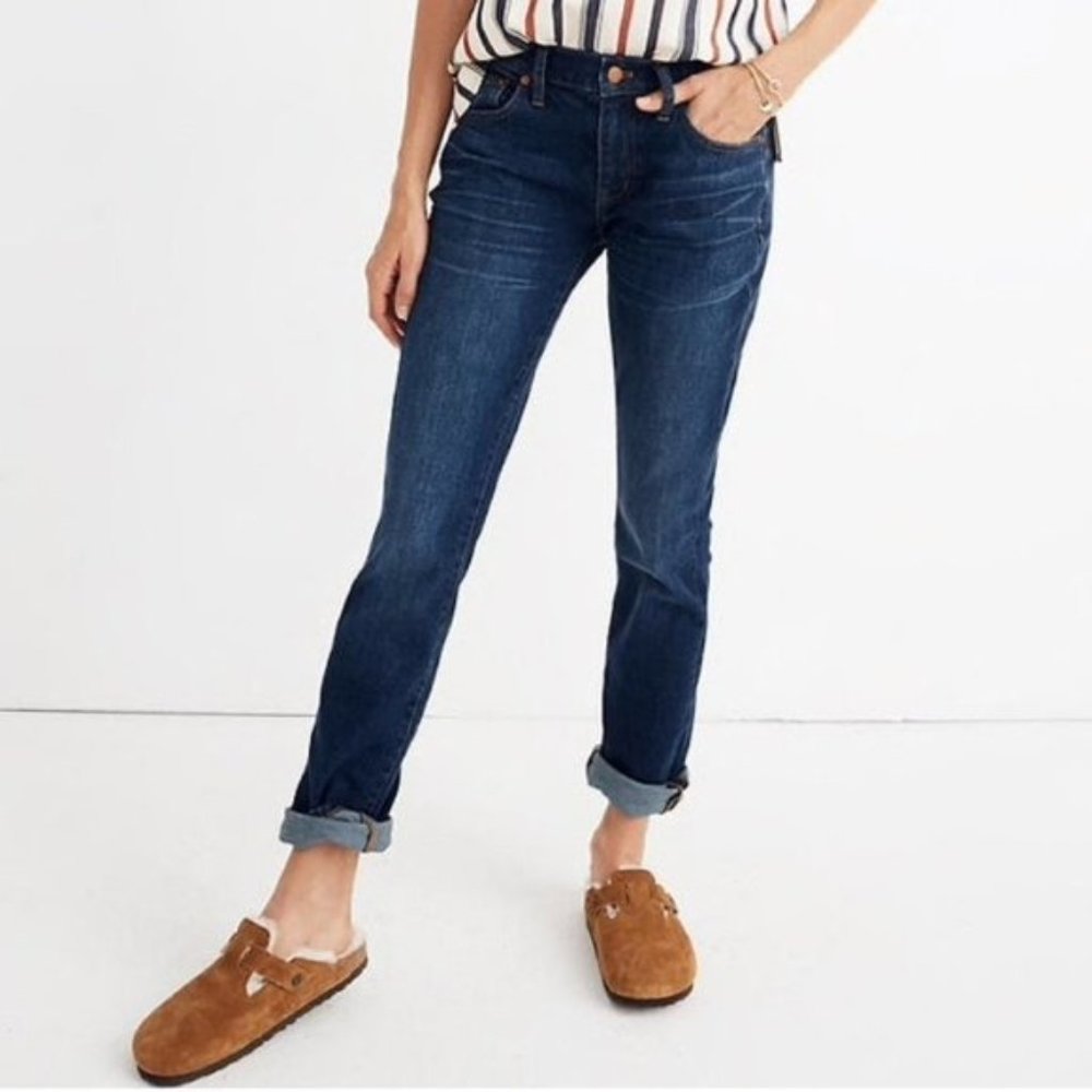 New Madewell The Slim Boyjean in Hayes Wash